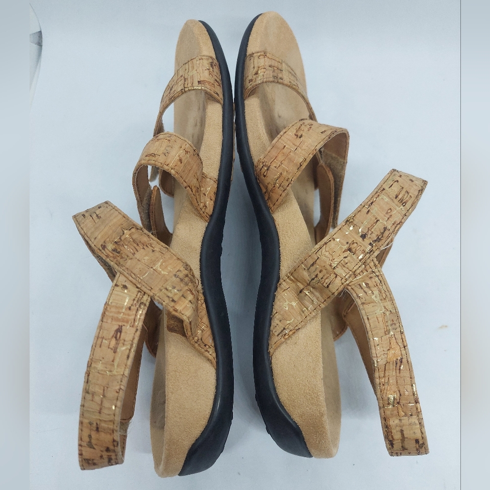 Vionic Amber Cork Sandals Womens Size 7 Adjustable Straps Comfort Casual - Picture 7 of 12